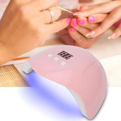 Imagem de Cabine com sensor de movimento, Led/uv Sun5 Digital 48w Bivolt Sun Unhas Gel Acrígel