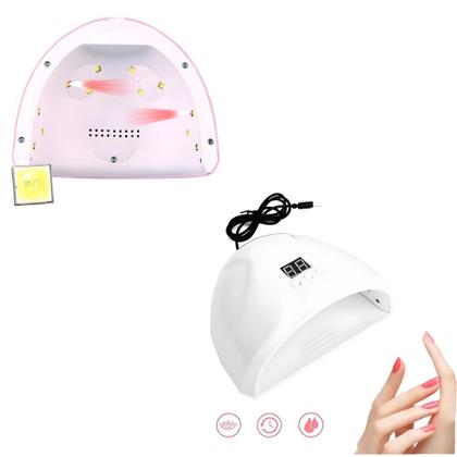Imagem de Cabine com sensor de movimento, Led/uv Sun5 Digital 48w Bivolt Sun Unhas Gel Acrígel