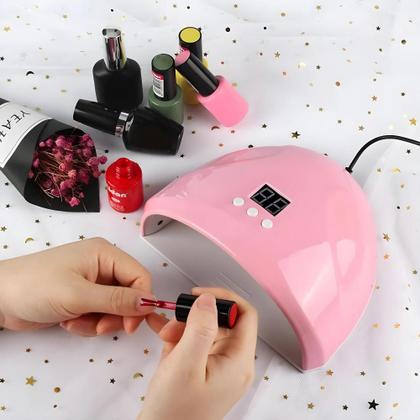 Imagem de Cabine com sensor de movimento, Led/uv Sun5 Digital 48w Bivolt Sun Unhas Gel Acrígel