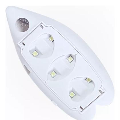 Imagem de Cabine LED Secadora de Unhas 6W UV Compacta Portátil 6 Lâmpadas Gel