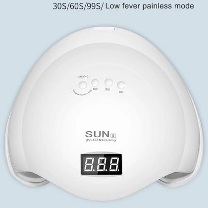 Imagem de Cabine Sun 5 48w Branca Original Bivolt Uv/led Sensor Timer