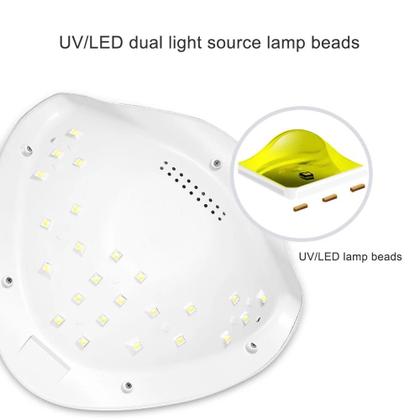 Imagem de Cabine Sun5 Led Uv 48w Digital Sensor Estufa Forno Unhas Gel