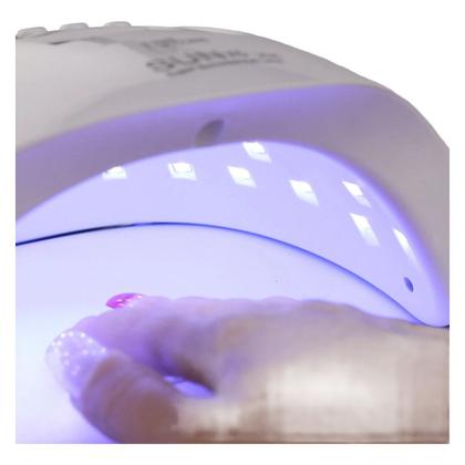 Imagem de Cabine Unha Profissional Com Sensor Led Uv Secagem Gel Acrigel Esmalte