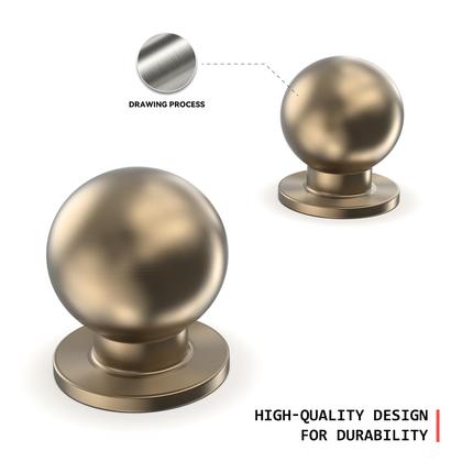 Imagem de Cabinet Knobs homdiy Champagne Bronze, pacote com 20, 2,5 cm de diâmetro