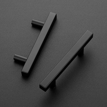 Imagem de Cabinet Pulls Ravinte Black, pacote com 45, 76 mm, orifício de 12 mm de largura