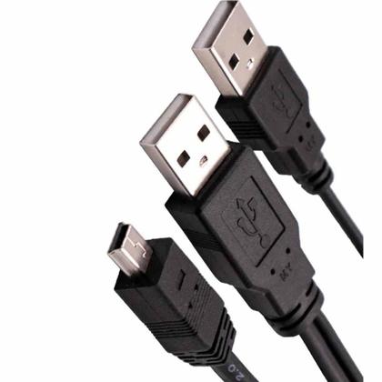 Imagem de Cabo 2 Usb A Macho X 1 Mini Usb B Macho