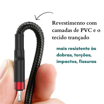 Imagem de Cabo 3 em 1 carregador Turbo para Asus Zenfone 6 7 8 8 flip 9