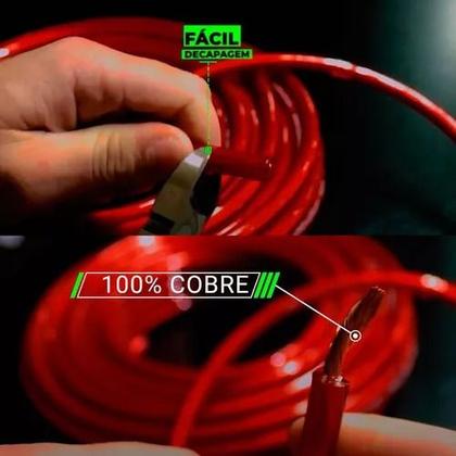 Imagem de Cabo 6mm 100m 100 Cobre Fio Alimentação Automotivo