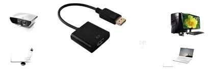 Imagem de Cabo Adaptador Conversor Display Port Macho Para Hdmi Fêmea