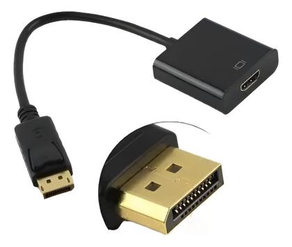 Imagem de Cabo Adaptador Conversor Display Port Macho Para Hdmi Fêmea