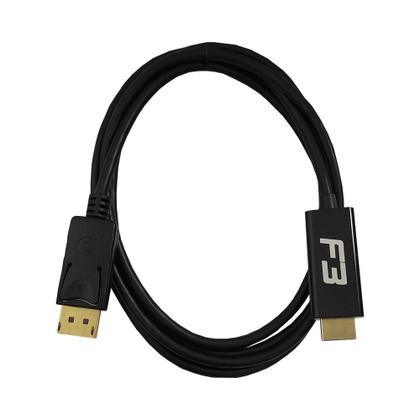 Imagem de Cabo Adaptador Conversor Displayport para HDMI F3, 1.8 Metros - JC- CB-DMI18