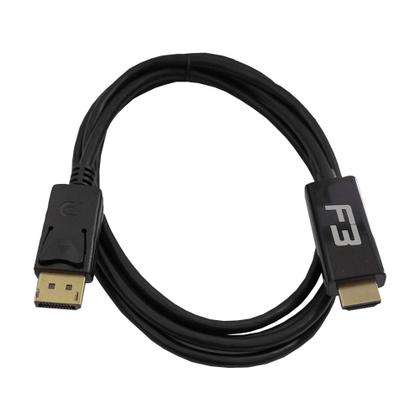 Imagem de Cabo Adaptador Conversor Displayport para HDMI F3, 1.8 Metros - JC- CB-DMI18