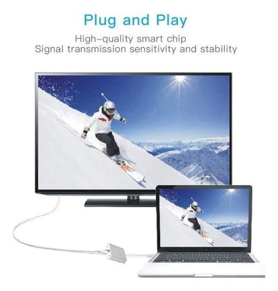 Imagem de Cabo Adaptador Conversor Usb-c 3.1 Type-c Para Vga