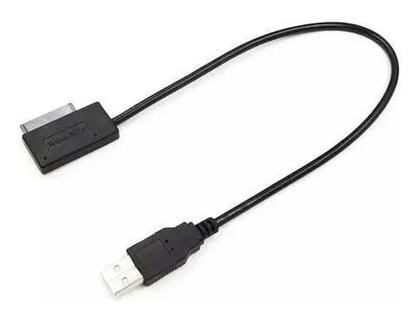Imagem de Cabo Adaptador Conversor Usb X Mini Sata 2 Notebook Dvd Cd