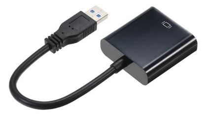 Imagem de Cabo Adaptador Conversor Vga Femea X Usb 3.0 Extensor Tela