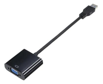 Imagem de Cabo Adaptador Conversor Vga Femea X Usb 3.0 Extensor Tela