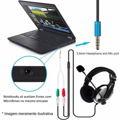 Imagem de Cabo Adaptador de Áudio para controle Fone de Ouvido e Controle de Video Game