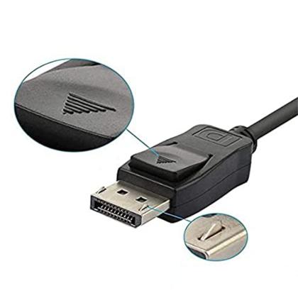 Imagem de Cabo Adaptador Displayport Macho Para VGA Fêmea 1080P Conversor Conector