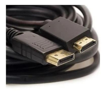 Imagem de Cabo Adaptador Displayport Para Hdmi 4k Dp Hdmi 1,8 Metros