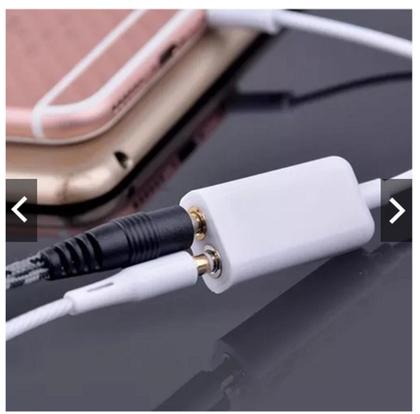 Imagem de Cabo Adaptador Duplicador 3,5mm Fone De Ouvido 2 Saídas P2 Novidade novo