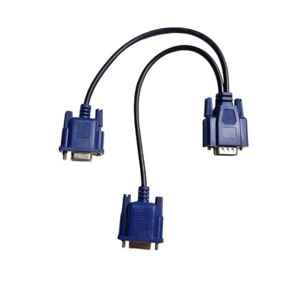 Imagem de Cabo Adaptador Duplicador Y VGA 1 Macho x 2 VGA Fêmea LE5514