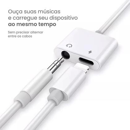 Imagem de Cabo Adaptador Duplo Compatível P2 i-p 7, 8, X,ios