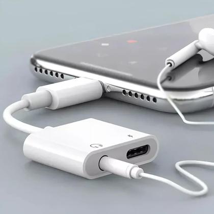 Imagem de Cabo Adaptador Duplo Compatível P2 i-p 7, 8, X,ios