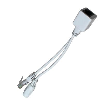 Cabo Adaptador Injetor Poe + Separador P4 Rj45 Macho Fêmea - Fontes Fc Imagem de Cabo Adaptador Injetor Poe + Separador P4 Rj45 Macho Fêmea