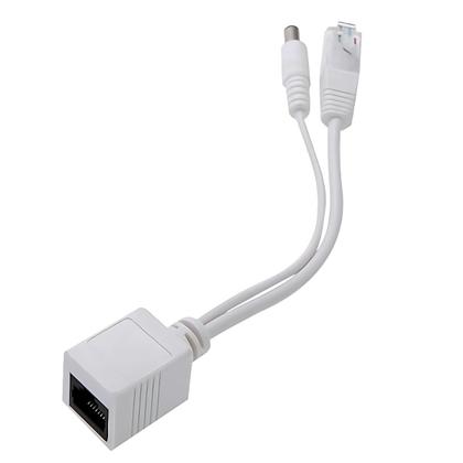 Cabo Adaptador Injetor Poe + Separador P4 Rj45 Macho Fêmea - Fontes Fc Imagem de Cabo Adaptador Injetor Poe + Separador P4 Rj45 Macho Fêmea