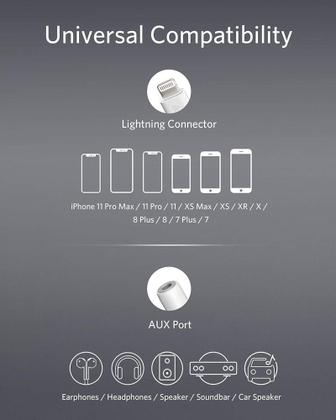 Imagem de Cabo Adaptador Lightning Certificado MFI para Fones de Ouvido P2 3,5MM