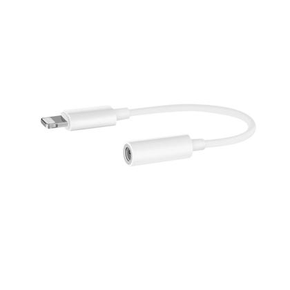 Imagem de Cabo Adaptador Lightning Certificado MFI para Fones de Ouvido P2 3,5MM