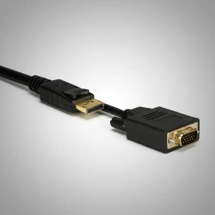 Imagem de Cabo Adaptador MD9 DisplayPort Macho x VGA Macho 1.8 Metros 7729