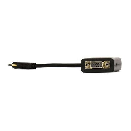 Imagem de Cabo Adaptador Mini Hdmi Para Vga Com Áudio - Preto