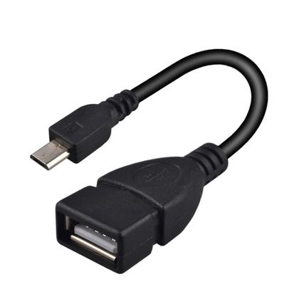Imagem de Cabo Adaptador OTG Micro USB V8 Android Macho para USB Fêmea - Lelong