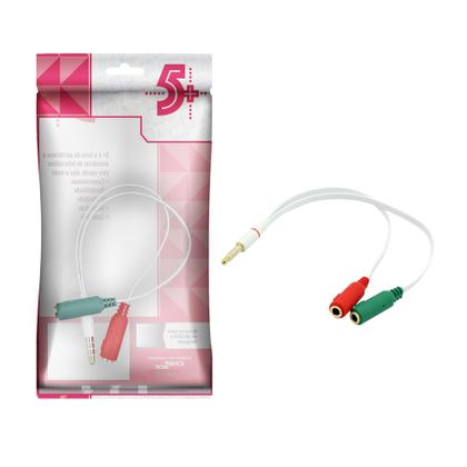 Imagem de Cabo Adaptador P3 (p2 Combo) P/ Fone E Microfone Headset