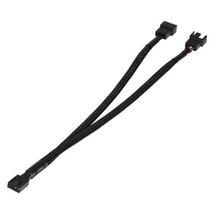 Imagem de Cabo Adaptador PWM Cooler Fan 4 Pinos 2 Saidas, 25CM - Alloy