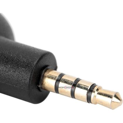 Imagem de Cabo Adaptador Splitter P3 X P2 Fone Microfone Headset Controle Áudio Pc