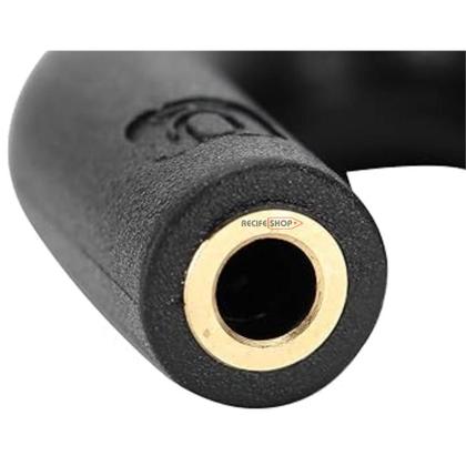 Imagem de Cabo Adaptador Splitter P3 X P2 Fone Microfone Headset Controle Áudio Pc