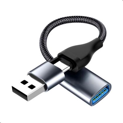 Imagem de Cabo Adaptador Tipo C Otg Usb 3.0 Universal 2 Em 1 Celular