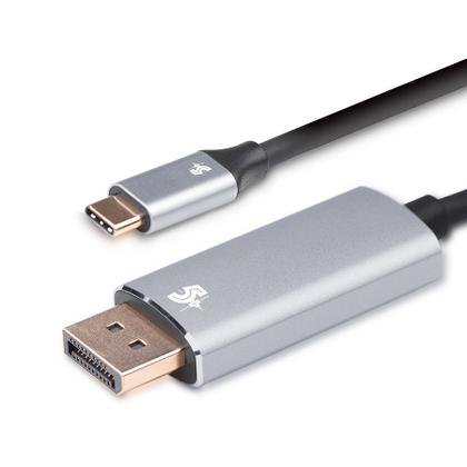 Imagem de Cabo adaptador usb c para displayport macho 4k 60hz 1.8m, 5