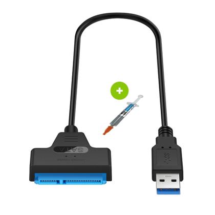 Imagem de Cabo Adaptador Usb Para Hd Externo Sata 2.5 22pinos Notebook