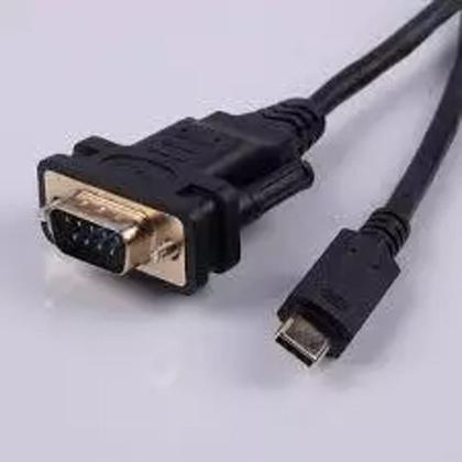 Imagem de Cabo Adaptador Usb Tipo C - Para Serial Db9 - R232