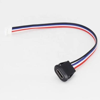 Imagem de Cabo Adaptador USBC Fêmea para PH 2.0 de 4 Vias 15cm  Ideal Para Projetos Eletrônicos, Arduino, Robótica e Automação