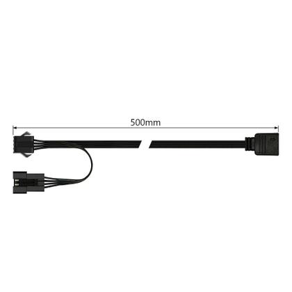 Imagem de Cabo Adaptador VDG 4 Pinos Para RGB 12v Lian-li Gigabyte