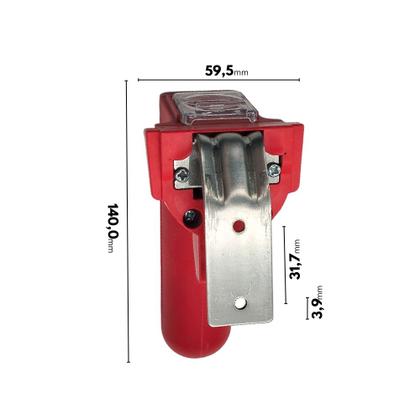Imagem de Cabo Alça Puxador Vermelho Compatível com Fritadeira Elétrica Air Fryer Mondial AFN-40-FR 8904-02