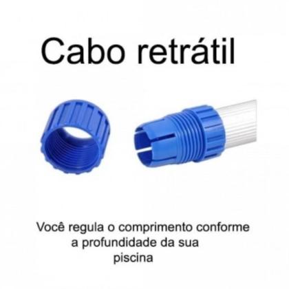 Imagem de Cabo Aluminio Retratil Para Limpeza De Piscina 4 Metros