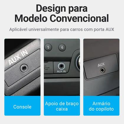 Imagem de Cabo Auxiliar P2 X P2 3.5mm Estéreo Hifi 0,5m Banhado A Ouro