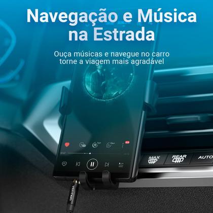 Imagem de Cabo Auxiliar P2 X P2 3.5mm Estéreo Hifi 0,5m Banhado A Ouro