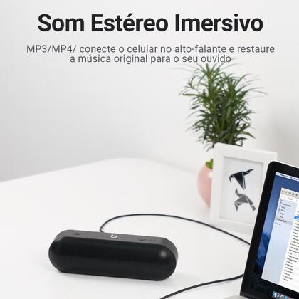 Imagem de Cabo Auxiliar P2 X P2 3.5mm Estéreo Hifi 0,5m Banhado A Ouro