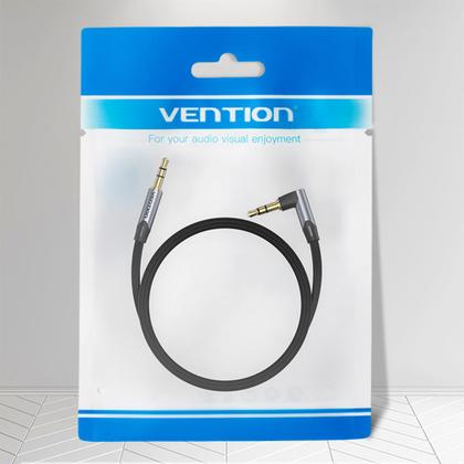 Imagem de Cabo Auxiliar P2 x P2 90 Áudio Estéreo HiFi 50cm Vention